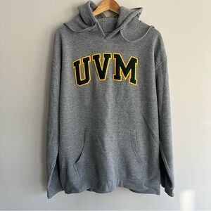UVM Gray University of Vermont Hoodie Sweatshirt Extra Large